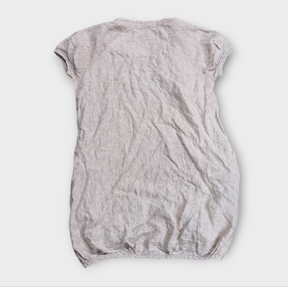 Vivian Shyu Size Small Natural Linen Tunic Dress, Made in Canada - Picture 4 of 6